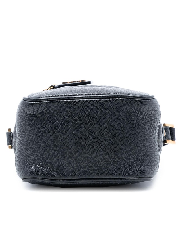Pre-Loved by Azura Reborn - Pre-Loved Grain de Poudre Quilted 80s Vanity Bag
