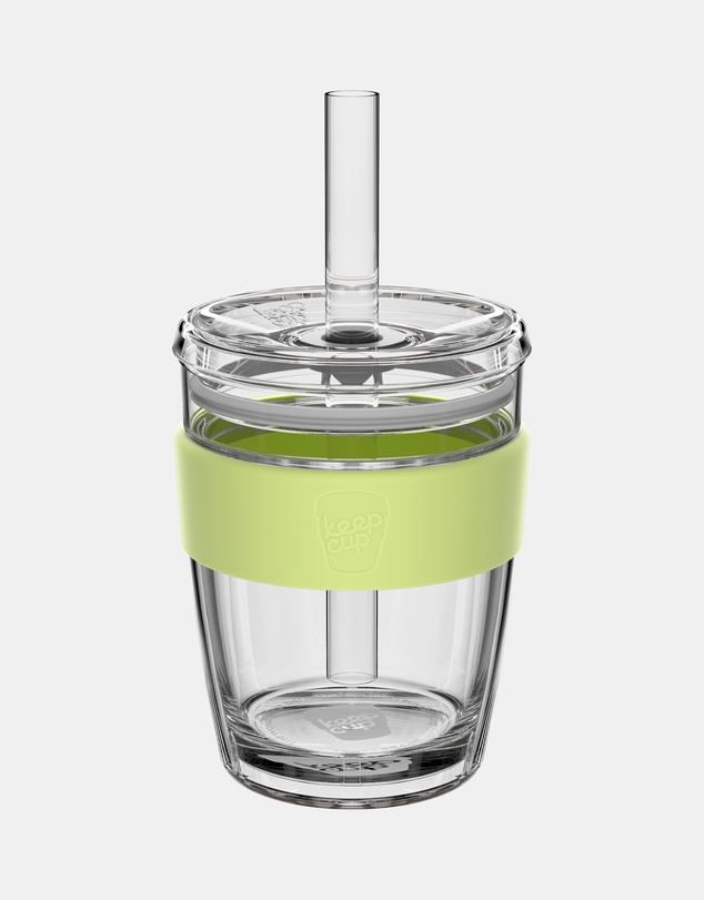KeepCup - Longplay Cold Cup 12oz Reusable Coffee Cup with Boba Straw Lid