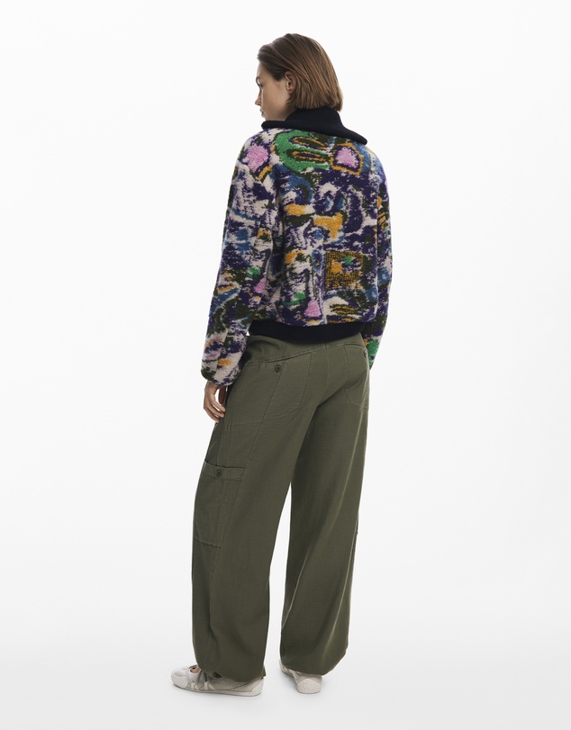 Desigual - Heathered bomber jacket