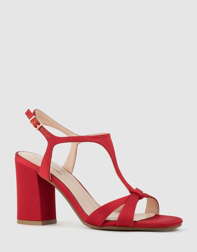 Edward Meller - KHLOE85 Block Heel T-Bar Sandal