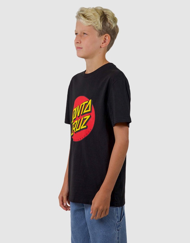 Santa Cruz - Classic Dot Puff Front Tee - Teens