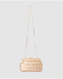 Olga Berg - Quinn Woven Clutch