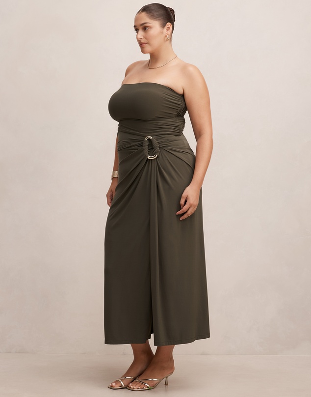 Forever New Curve - Keely Curve Strapless Jersey Maxi Dress