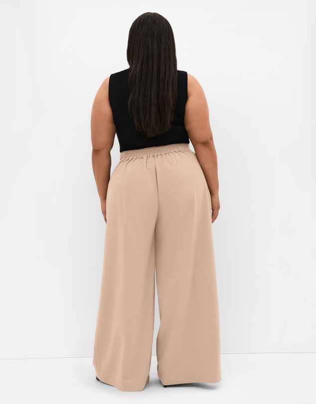 City Chic - Plus sizeAbbigail Wide Leg Pant - taupe