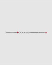 Diesel - D Logo Silver Bracelet