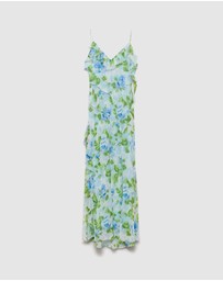 M.N.G - Azalie Ruffled Floral Print Dress