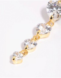 Lovisa - Gold Plated Surgical Steel Heart Belly Bar