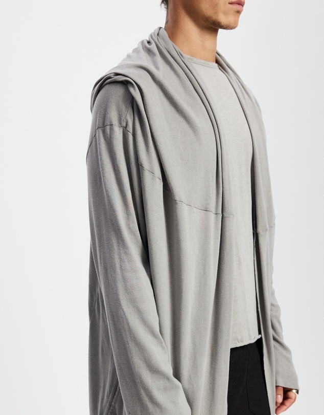 Surrounded By Ghosts - The Aikinite Hooded Rib Knit Cardigan