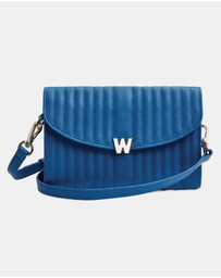 Wolf - Wolf Mimi Crossbody Bag with Wristlet Blue
