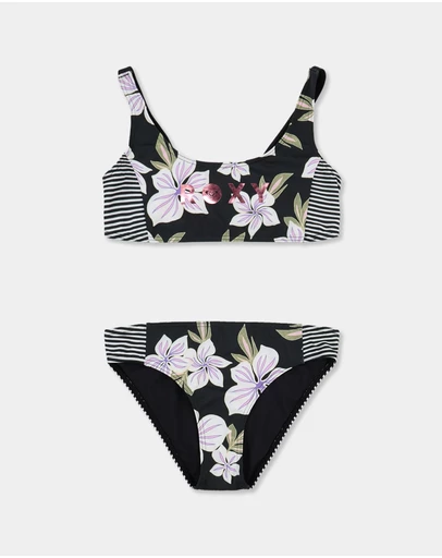 Roxy - Girls 8 to 16 Of The Pacific Bralette Two Piece