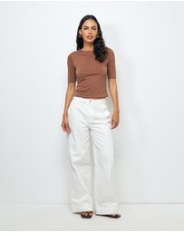 AERE - Kora Scoop Back Top