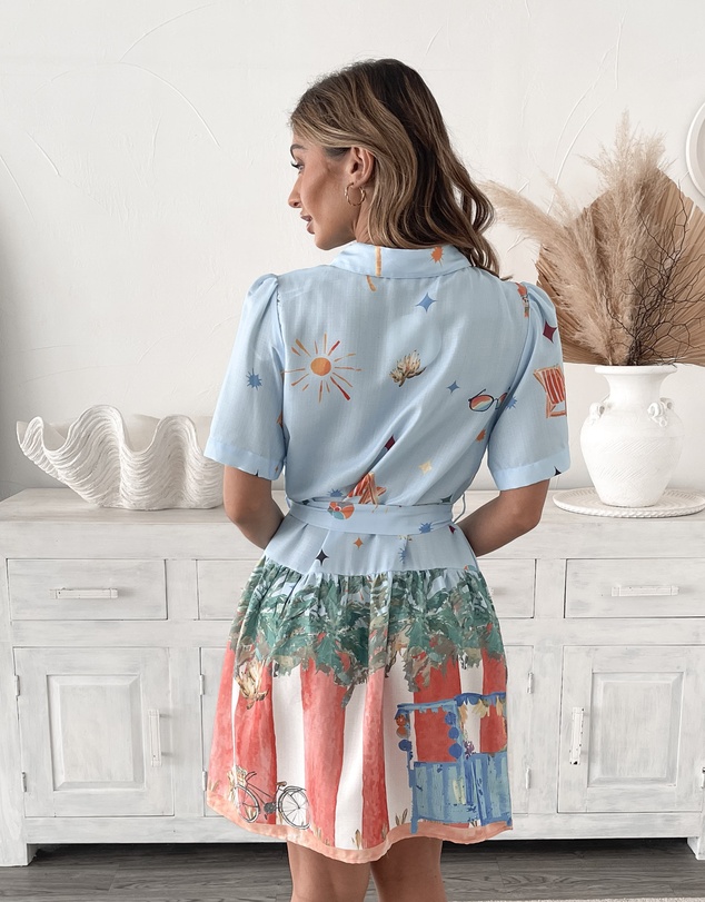 Esther & Co - Dakoda Dress - Multi
