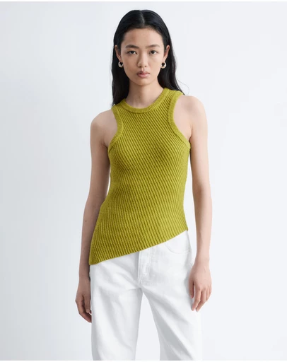 & Other Stories - Asymmetric Rib-Knit Tank