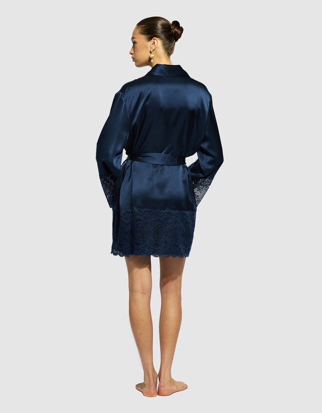 GINIA - Silk Lace Robe