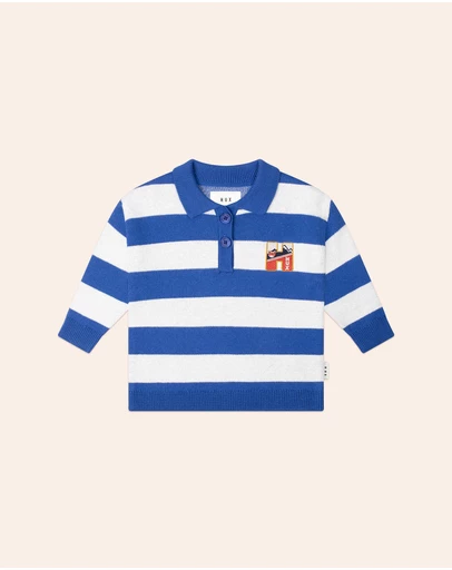 Huxbaby - Slouchy Knit Polo - ICONIC EXCLUSIVE - Babies-Kids