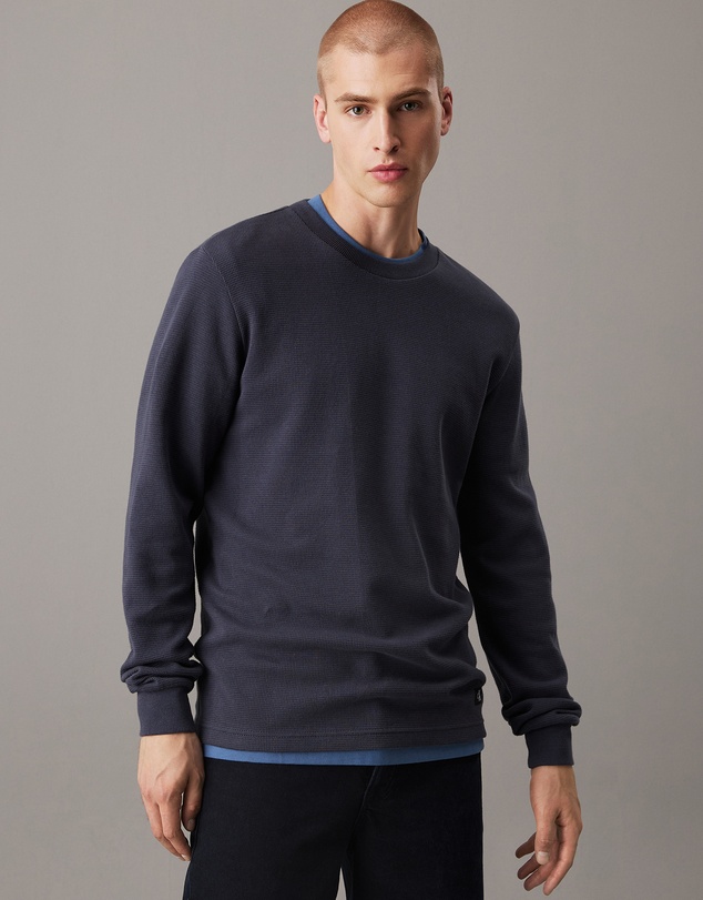 Calvin Klein Jeans - Long Sleeve Waffle T-Shirt