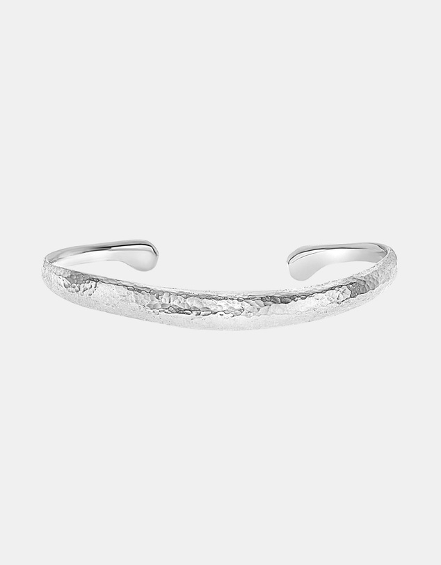 Dower & Hall - Women's Curved Nomad Cuff Bangle In Sterling Silver
