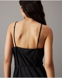 Calvin Klein - Crepe Midi Slip Dress