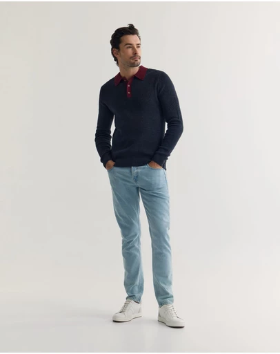 Oxford - Sam Contrast Collar Knit
