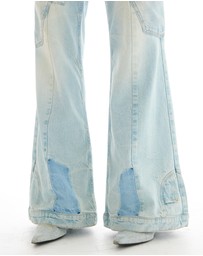 THE TALES - The Tales Reworked Denim Flares