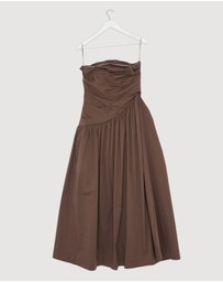 Revibe - Repaired AERE Kiera Strapless Midi Dress - AU 14