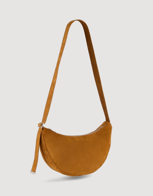 Sandro - Small Hobo Suede Messenger