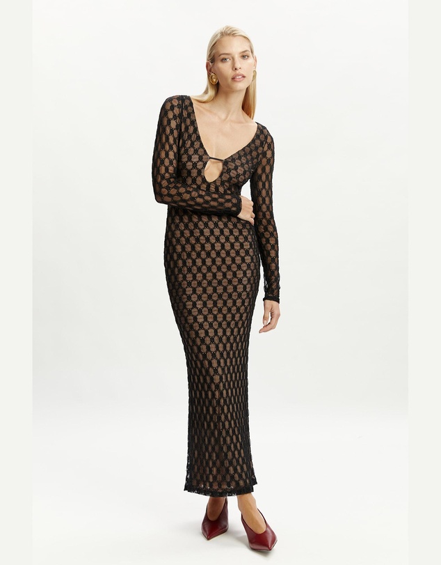 Yazmin Lace Midi Dress by Bardot Online | THE ICONIC | Australia