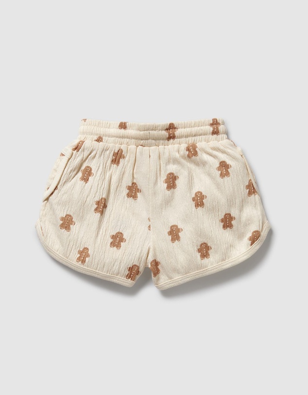 Wilson & Frenchy - Christmas Spice And Nice Organic Crinkle Shorts - Babies-Kids
