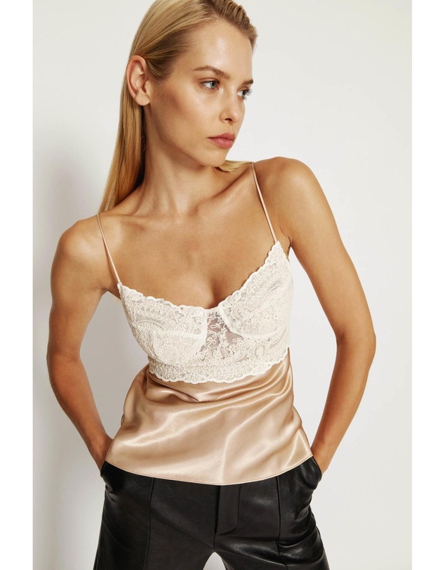 Bardot - Tzariana Satin Lace Cami