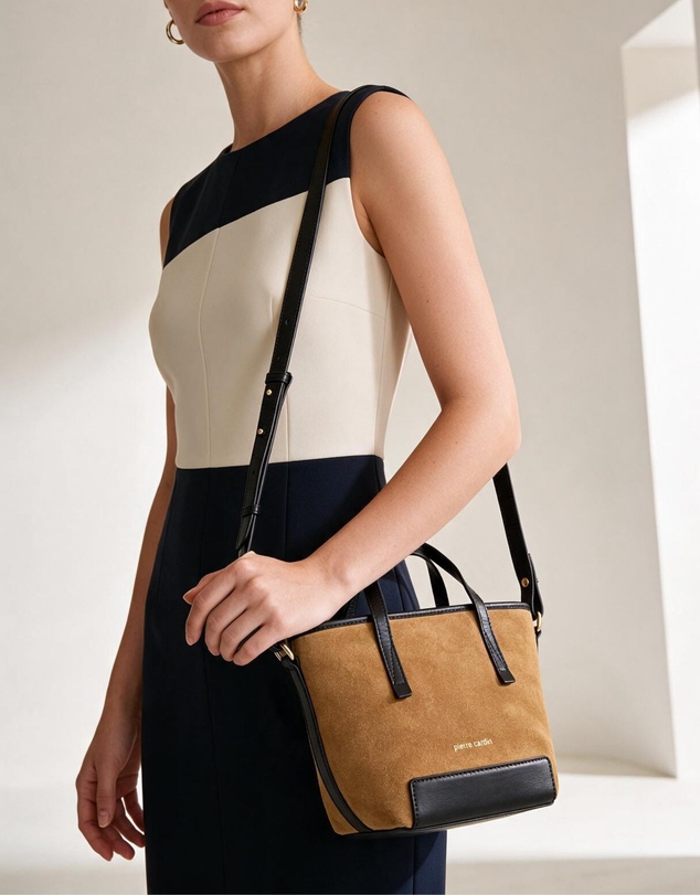 Pierre Cardin - Pierre Cardin Genuine Suede Leather Bag