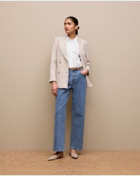 Trenery - Wide Leg Jean in Mid Blue