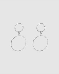 Ichu - Twisted Duo Drop Earrings
