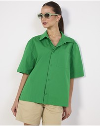 Cirkular - Pre-Loved - Bottega Veneta Bright Green Shirt