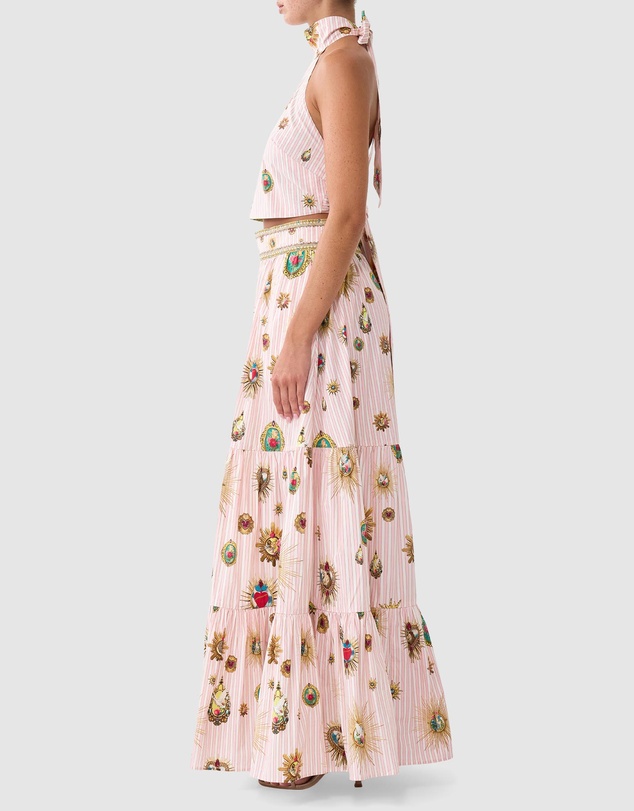 Camilla - High Waisted Tiered Skirt