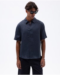 AERE - Euro Resort Linen SS Shirt