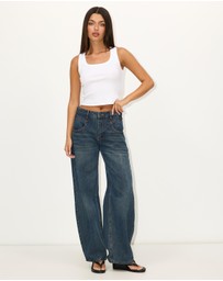 Dazie - Original Organic Cotton Ribbed Tank