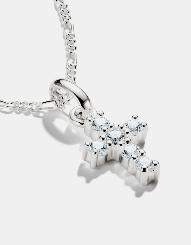 THOMAS SABO - THOMAS SABO Connect Charm cross with white stones