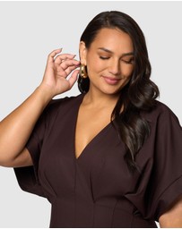 Pink Dusk by Curve Project - Magnetic Pull Maxi Dress