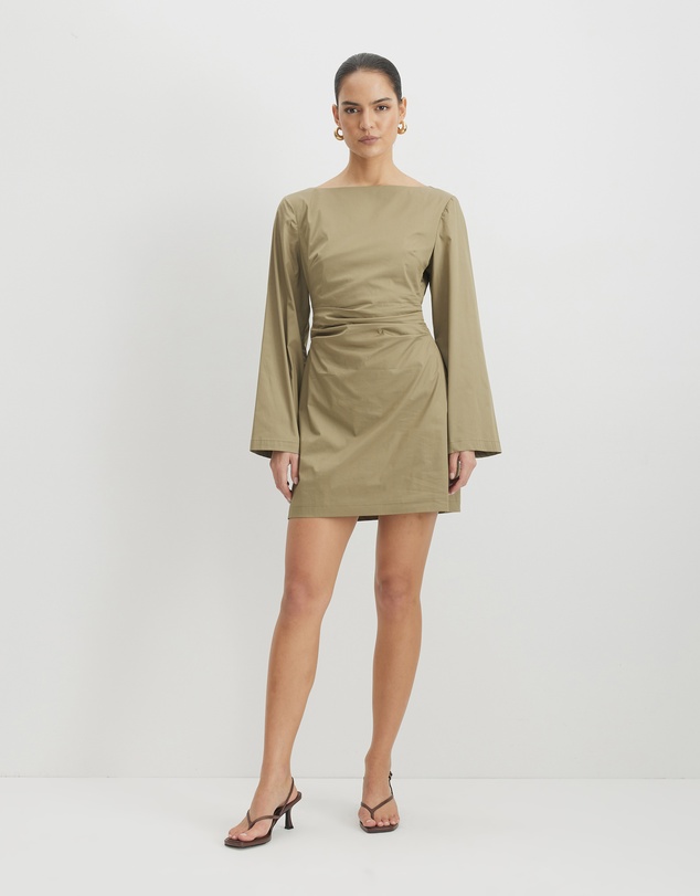 AERE - Lena Organic Cotton Mini Dress