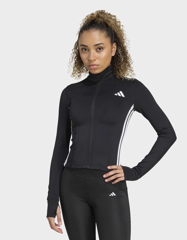 adidas Performance - Workout Essentials Zip Through Jacket 3-Stripes Womens