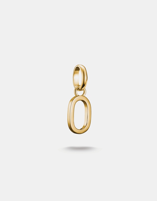 THOMAS SABO - THOMAS SABO Connect Charm letter O Gold