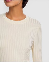 rag & bone - Natalia Long Sleeve Ribbed Shirt
