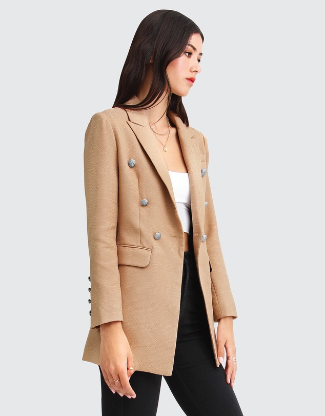 Belle & Bloom - Princess Polina Textured Weave Blazer