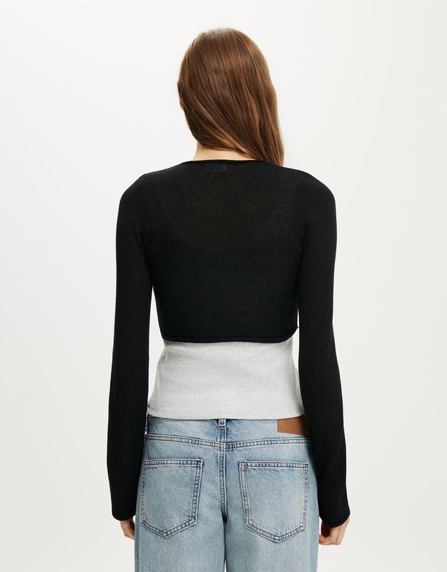 Cotton On - Tie Front Shrug