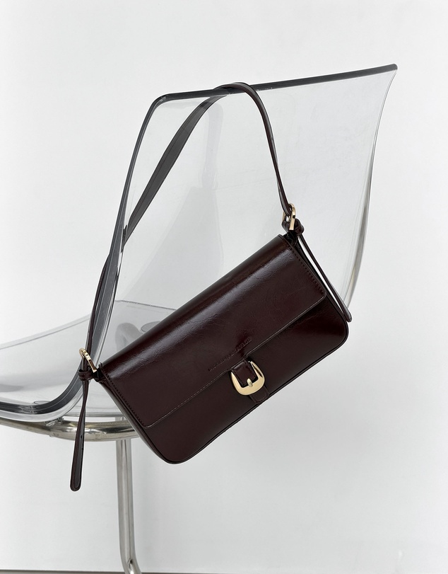 Morgan & Taylor - Faith Shoulder Handbag in Chocolate Brown