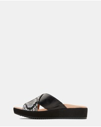 Vionic - Hayden Platform Slide - Natural Snake