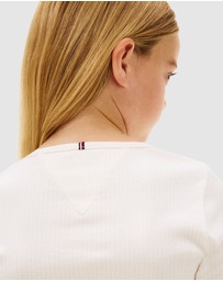 Tommy Hilfiger - Heritage Extra Slim LS T-Shirt - Teens
