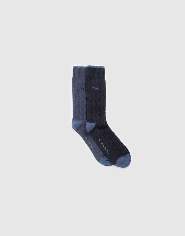 Rodd & Gunn - Dunedin Cable Sock 2 Pack