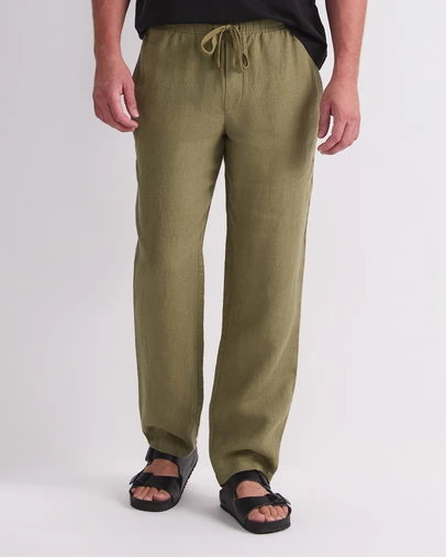 Sportscraft - Caffery Yarn Dyed Linen Pant