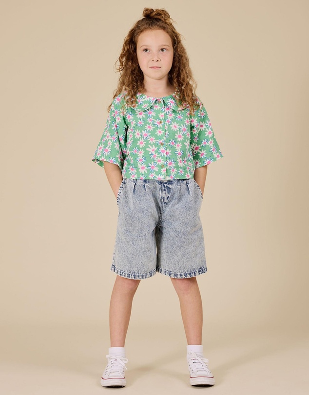 Goldie + Ace - Kirby Relaxed Denim Shorts - Babies-Kids